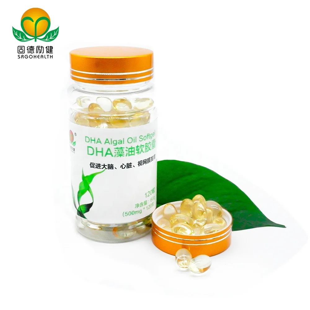 OEM GMP Amazon Hot Selling Manufacture DHA Algae Oil 40% Softgel Capsule