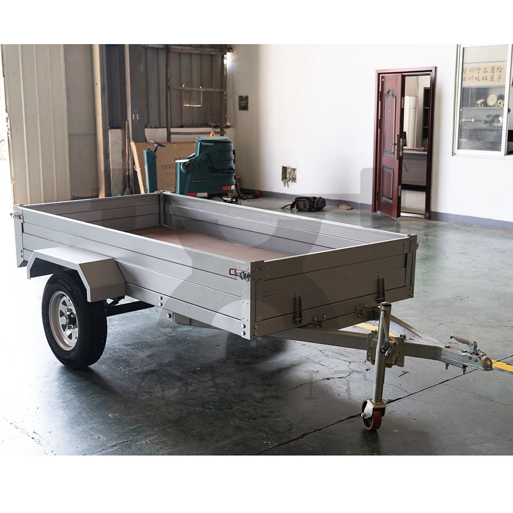 Multi Purpose Pull Behind Farm Trailer Metal Trailer Off Road Atv Galvanised Trailer With Low Moq