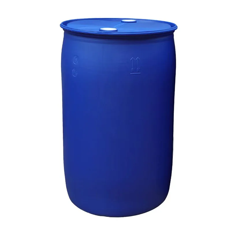 200L plastic drum blue HDPE chemical barrel blow molding bucket 55 gallon plastic drum