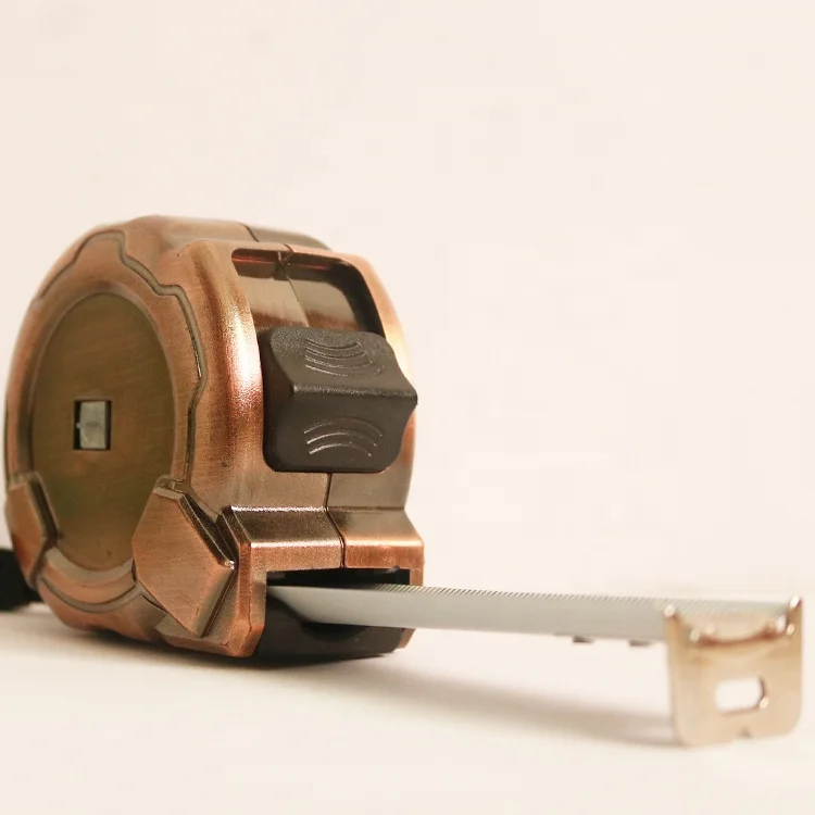 Steel Measuring Tape of Nylon Coated 5 Meter Inch or Metric Self Lock Metal tape measure