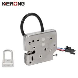 KERONG Small Steel Metal Electromagnetic Locker Lock Express Lock
