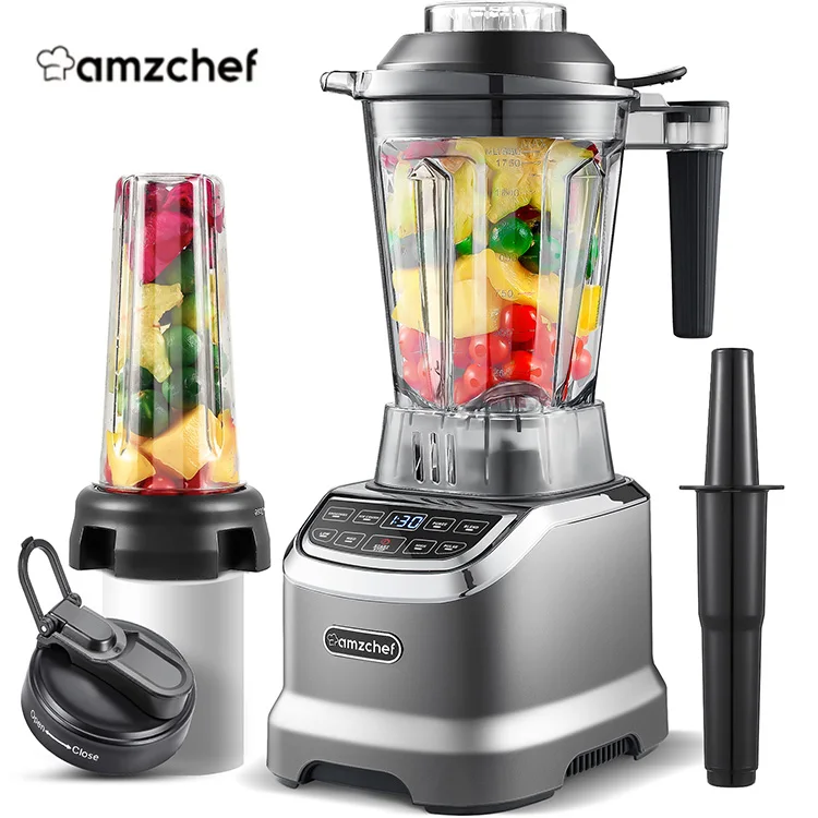 AMZCHEF Kitchen Cooking Appliance Commercial Table Blender Grinder Electric Food Blender Baby Food Making Machine