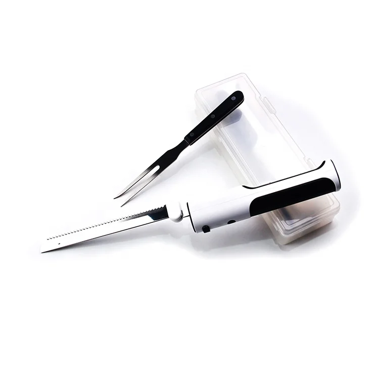 Top selling Electric Steak Knife Blades Slice Meat Deli Bread Frozen Vegetables electric knife for meat cutting