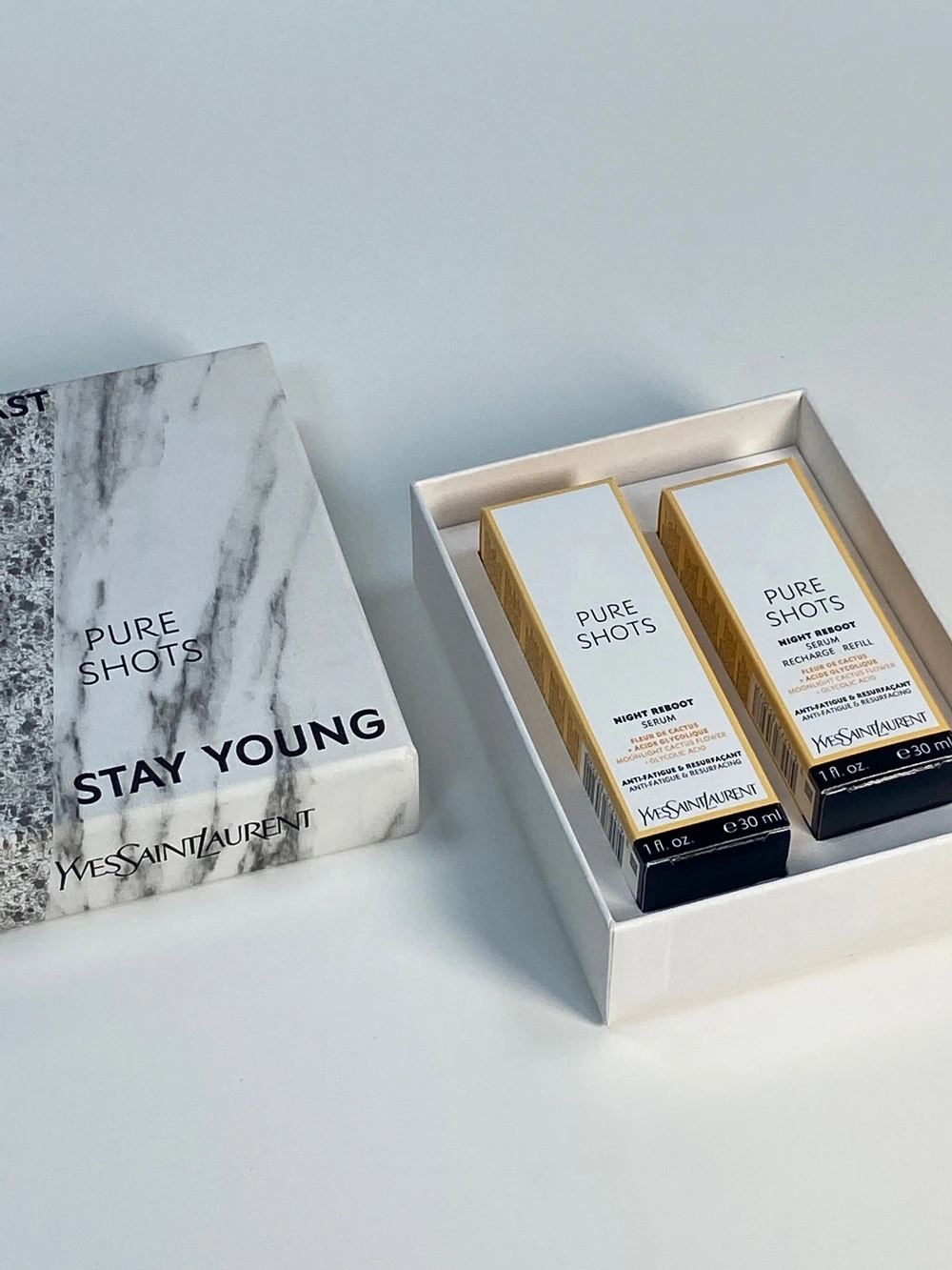 Creative Luxury Perfume Packaging Skincare Box Essence Set Cosmetic Paper Packaging Two Piece Open Gift Box With Logo