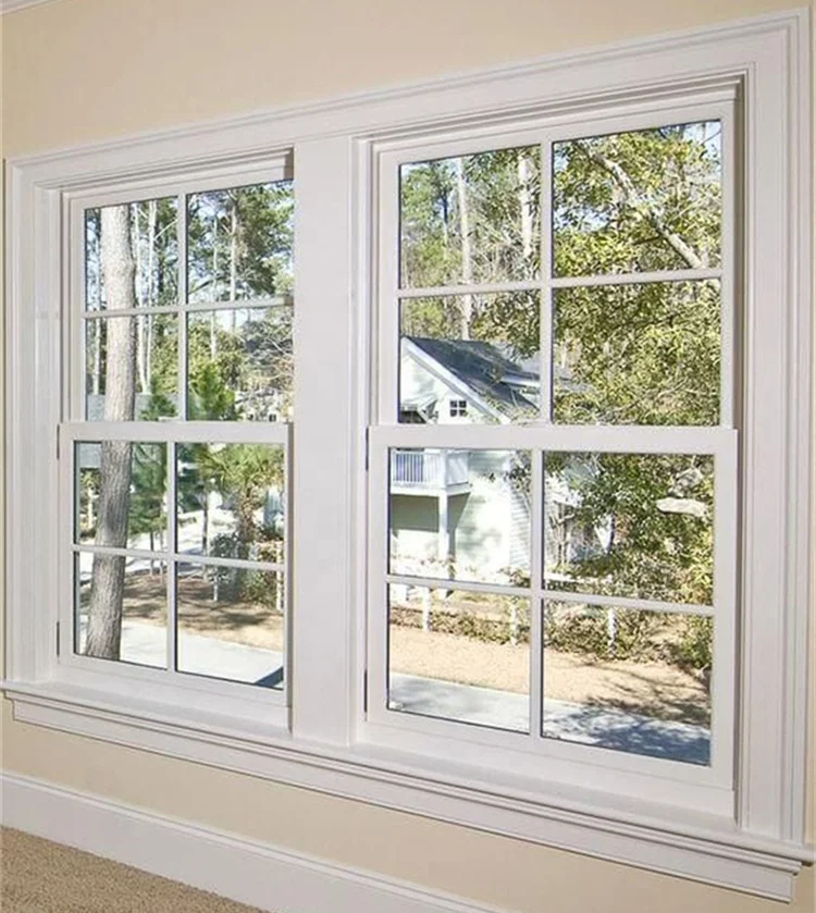 Making Things Convenient For Customers Double-hung Windows Aluminum Clad Wood Window Double Hung