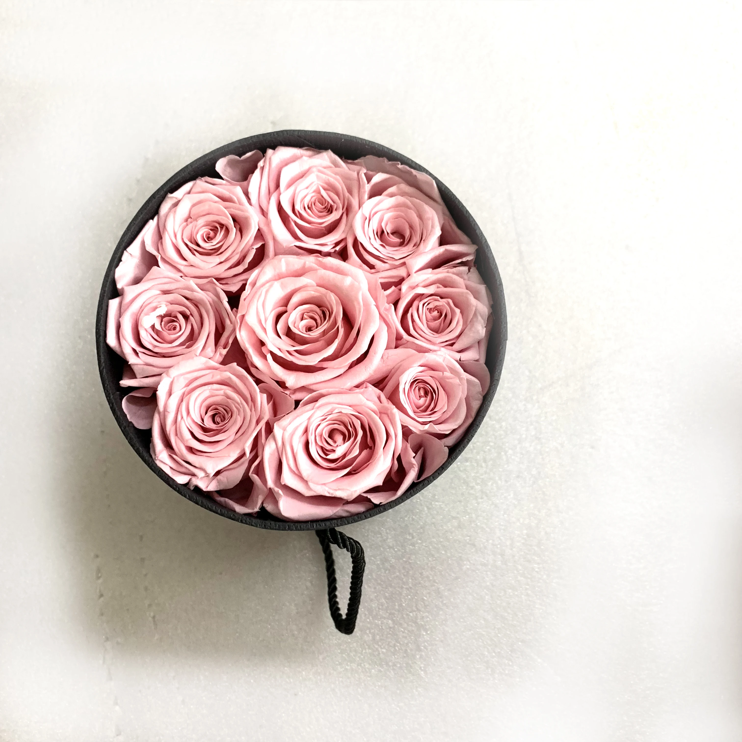 Custom Making Eternal Forever Flower Preserved Real Roses In Black Box Lasting Perfect Gifts For Valentine