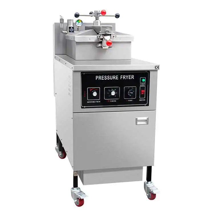 MacDonald KFC Fast Food Restaurant 25L Computer Panel Commercial Gas Chicken Pressure Fryer
