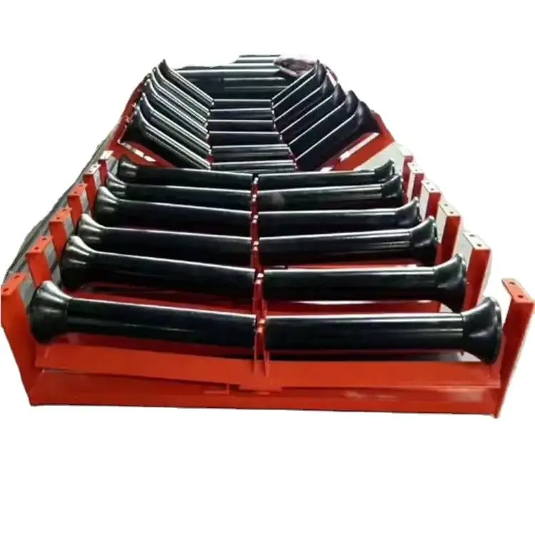 High Quality Cheap Price Supplying Custom Belt Conveyor Spare Parts Idler Roller For Mine Transportation