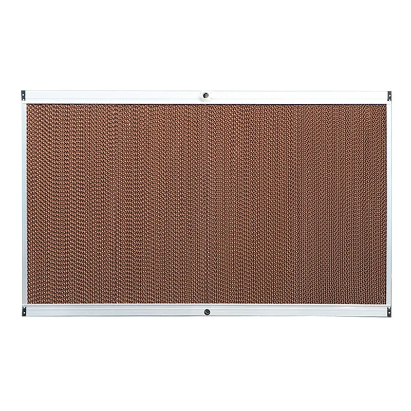 wholesale greenhouse paper evaporative cooling pad humidification system for poultry houses farm ventilation Wet curtain paper
