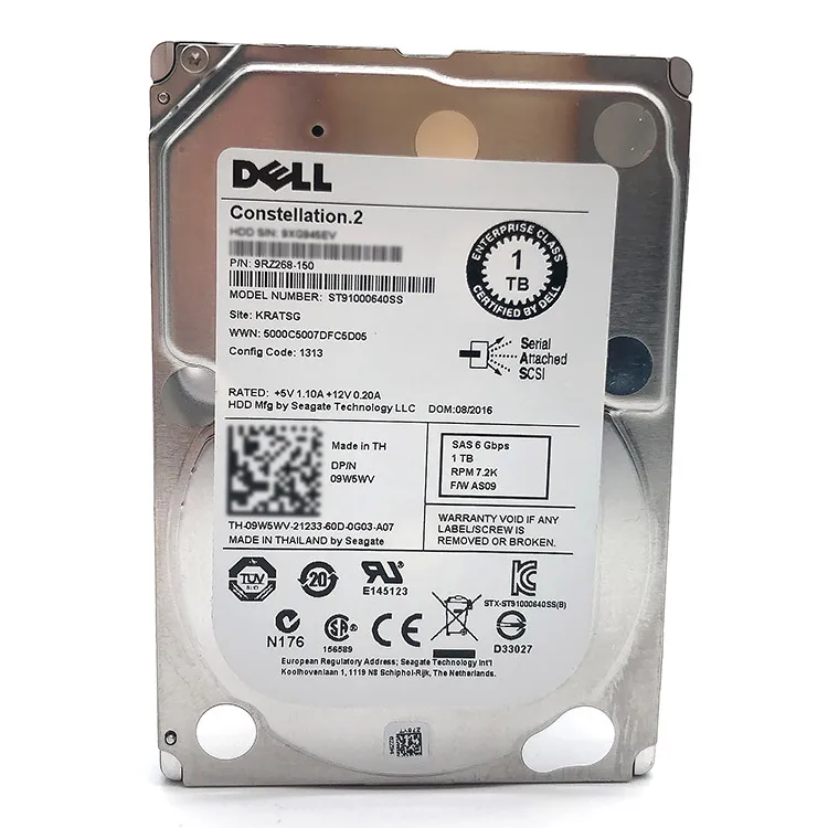  Для dell сервера hdd 1 ТБ 7 2 K 12Gb SAS 5 жесткий диск на уровне