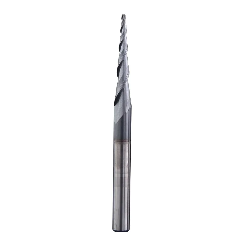 Copper electrode tungsten steel taper ball head carbide milling cutter wood carving router bit CNC tool