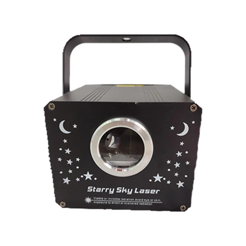 Starry new four-eyed starry sky light full-color starry sky laser light atmosphere laser light bar private room