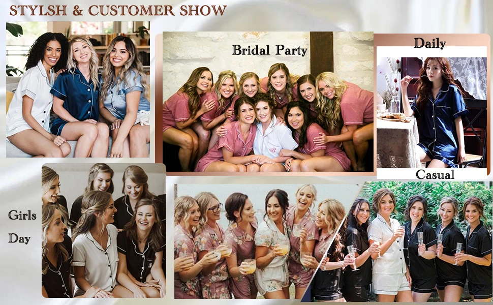 CLS1112-1 custom logos silk pajamas ladies night two pieces sleep wear pyjamas 2 piece shorts set women clothing 2023 summer