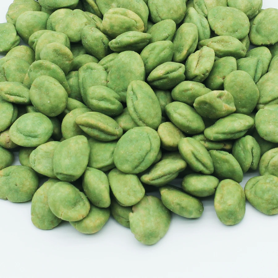 Сертифицированный BRC HACCP Васаби жареный арахис с покрытием плоская форма