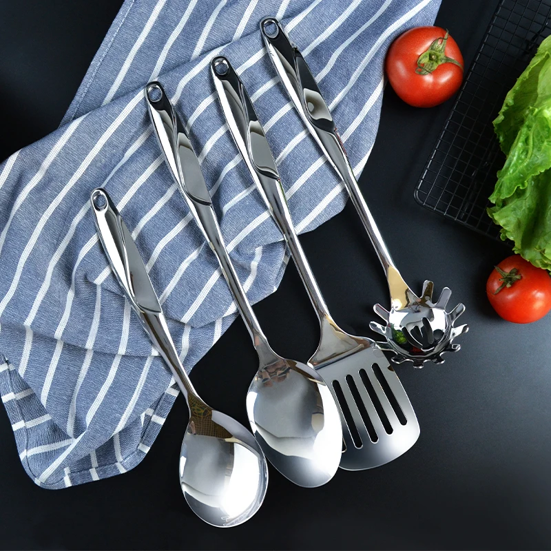 Food grade kitchenware cooking cookware set stainless steel kitchen utensils stainless steel cooking utensil set