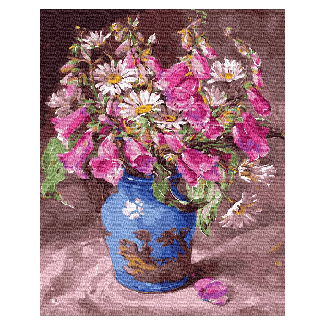 OEM with frame canvas traditional still life hotel decoration painting diy digital painting by numbers oil painting by numbers