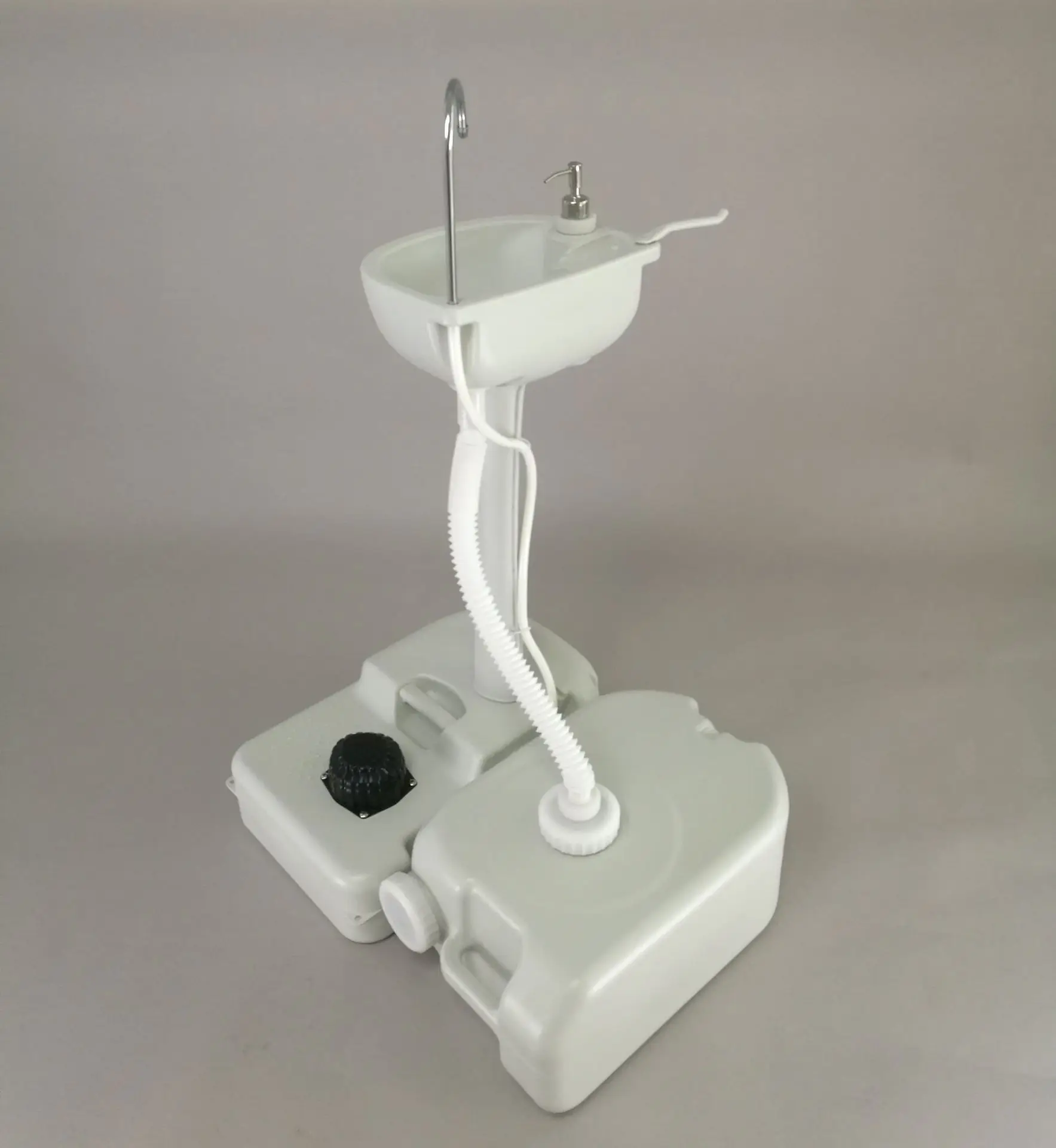 portable outdoor hand wash basin, movable washbasin, Simple leisure picnic site workshop pedal sink with water tank