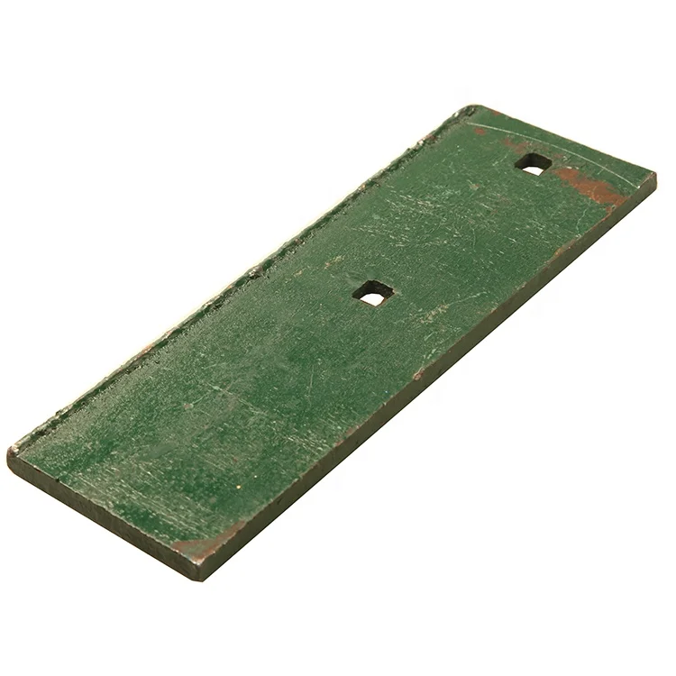 Factory Outlet Sale Agriculture Machinery Equipment Harvester spare parts Metal Green Double Holes Board for Harvester