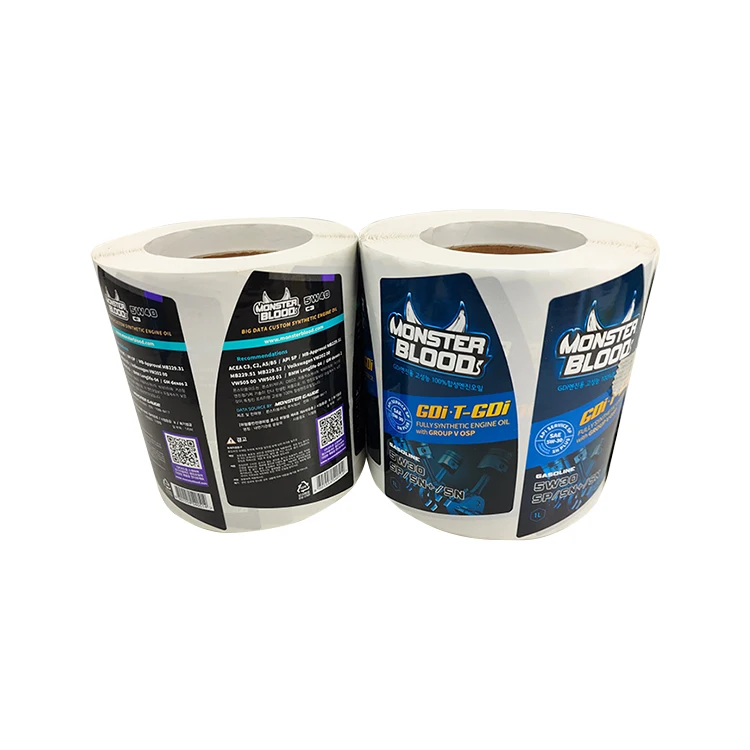 Customized Label Sticker Printing Waterproof And Box Custom Label Tags Custom Product Labels