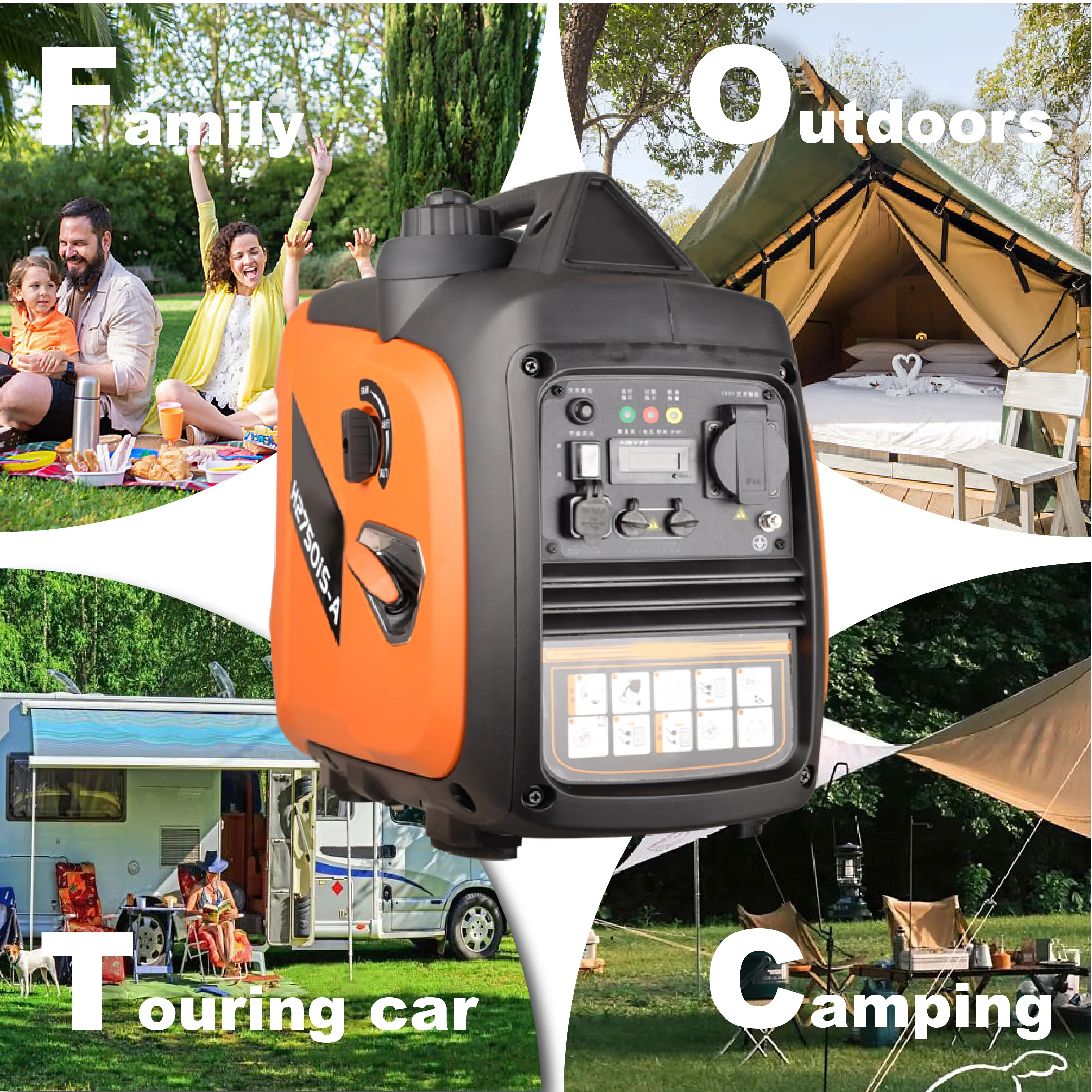 Generators in stock wholesale 2400W, 2800W, 4000W, 5500W, high quality inverter generators portable gas generators