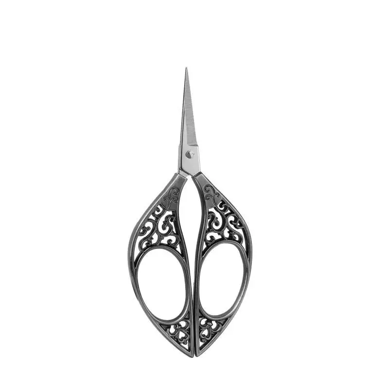 European Style embroidery steel vintage scissor Stainless Steel professional wholesale Lace scissor