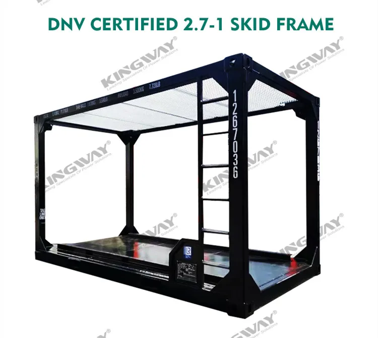 Atex Zone 1 Zone 2 Explosion- Proof 150kva  diesel generator with DNV2.7-1 lifting frame with for oil & gas platforms