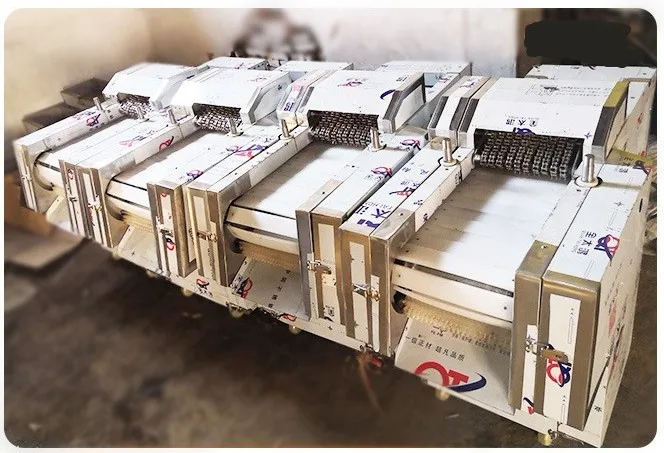 pig meat pork skin peeling separator cutting machine