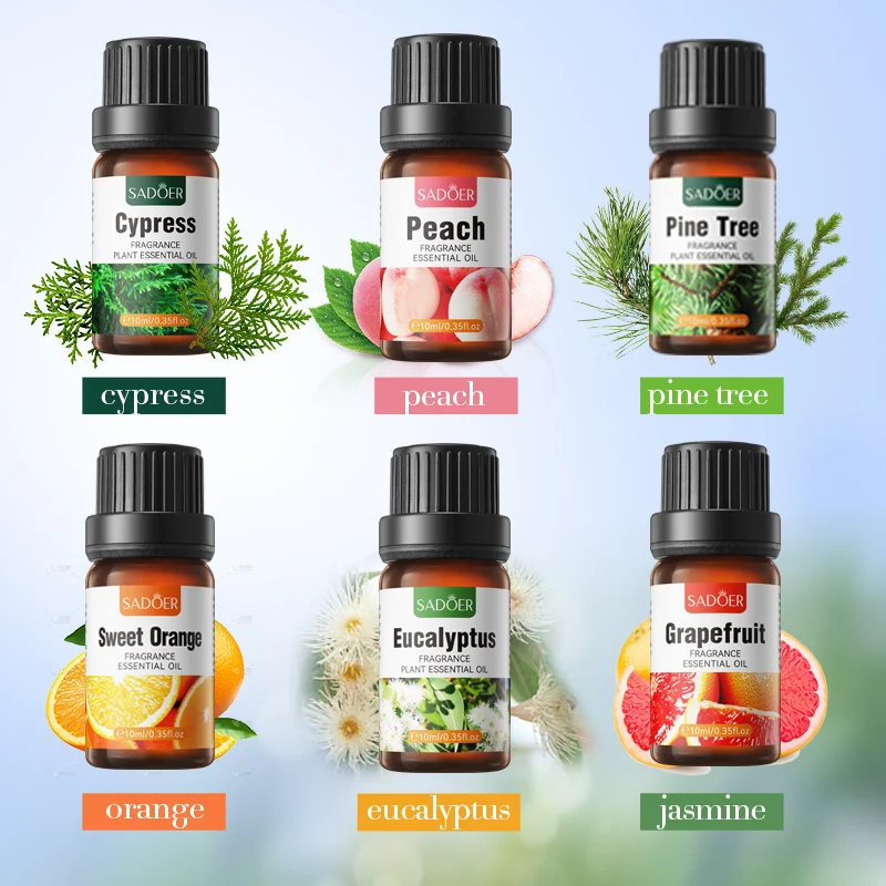 Factory Supply Natural plant essential oils At Low Prices 10ml Sakura Oil Ginger Oil For Aromatherapy Skin Care Massage Skincare