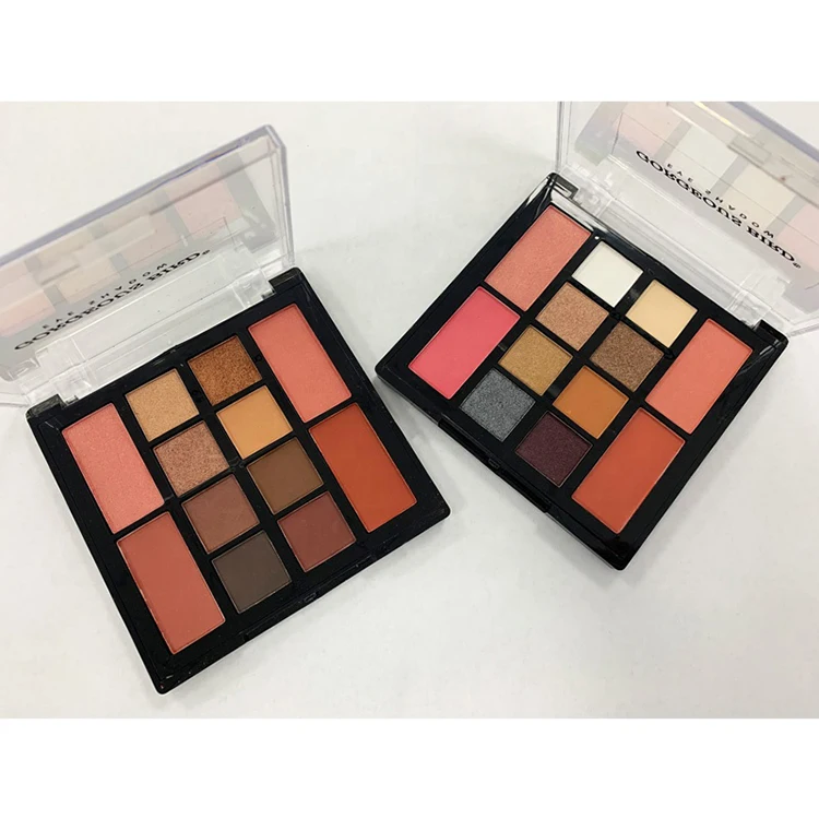 Палитра теней для век для макияжа ES41, палитра теней для век с фирменной этикеткой, палитра нюдовых век для детей