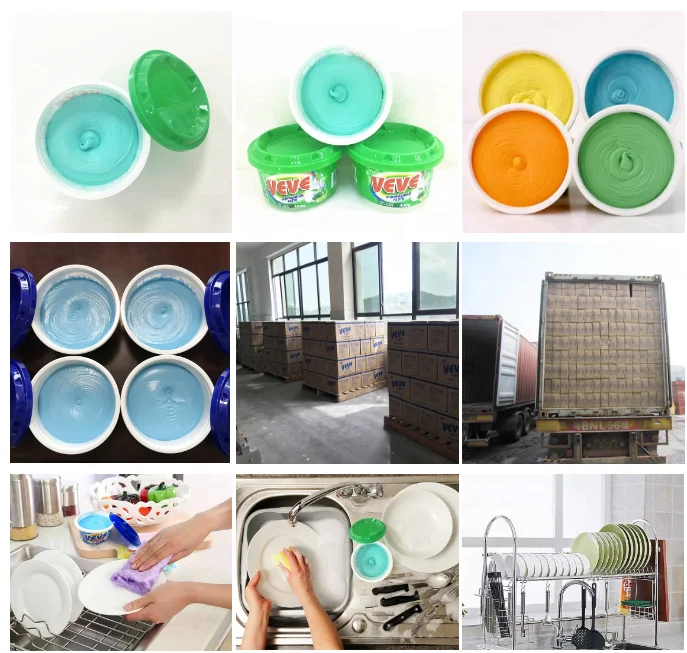 High quality cleaning supplies eco friendly detergent soap dishwashing paste dishwashing cream