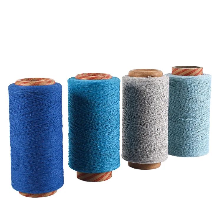 Colored Yarn Manufacture Recycle Thread Knitting Rubber Latex Covered Yarn