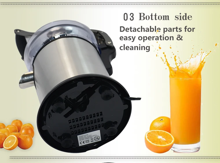 Automatic Electrical Citrus Juicer Orange Lemon Squeezer Juice Press Reamer Machine DIY Fruits Juice Beverage Maker