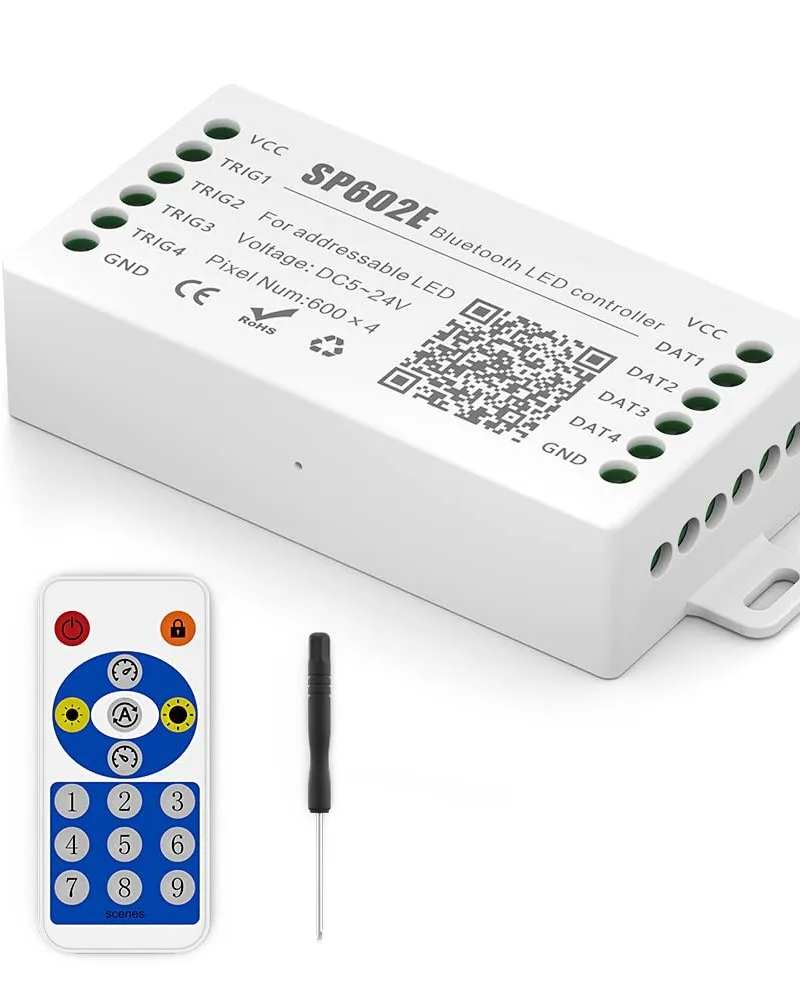 SP 602E 4-канальный музыкальный светодиодный контроллер встроенный микрофон