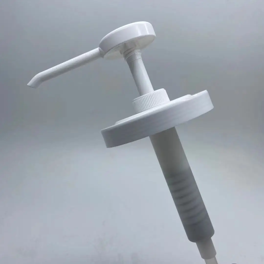 Long nozzle food grade liquid honey juice sauce plastic syrup pump food gold black gallon dispenser coffee syrup pump