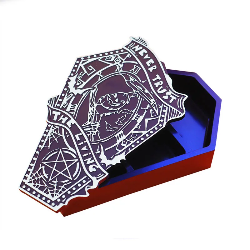 Reasonable Price Vampire Gothic Resin Moulds Diy Making Supplies Small Coffins Container Mods