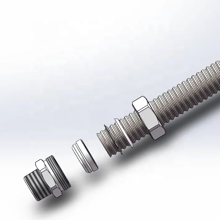 stainless steel corrugated flexible fast quick connect compression brass pipe tube Quick Coupling Hose FM Connectors fittings