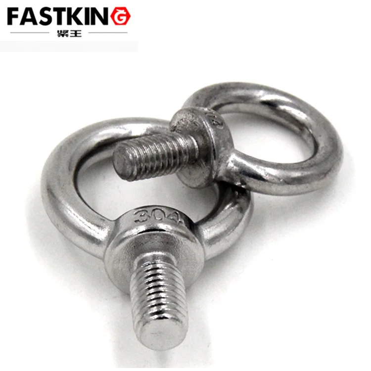 Metal Lifting Eye Bolt Lifting Swivel Eye Bolts Ring DIN580 Stainless steel