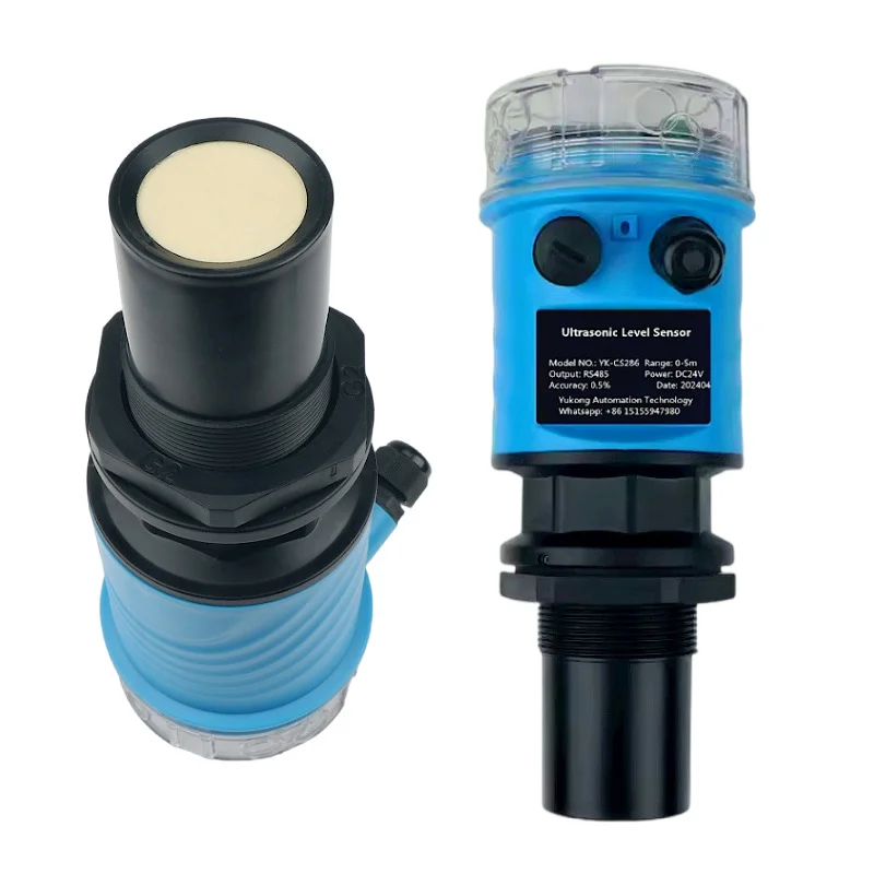 RS485 4-20mA жидкий масляный топливный бак для воды ультразвуковой датчик уровня ЖК-дисплей Цифровой метр