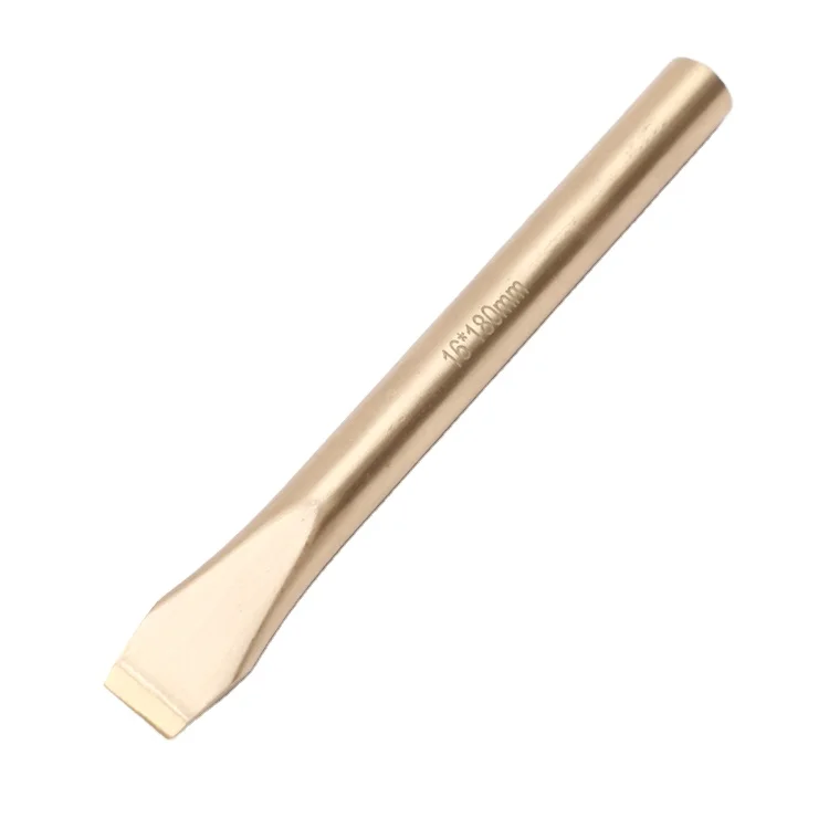 Non sparking tools aluminum bronze explosion proof flat core chisel