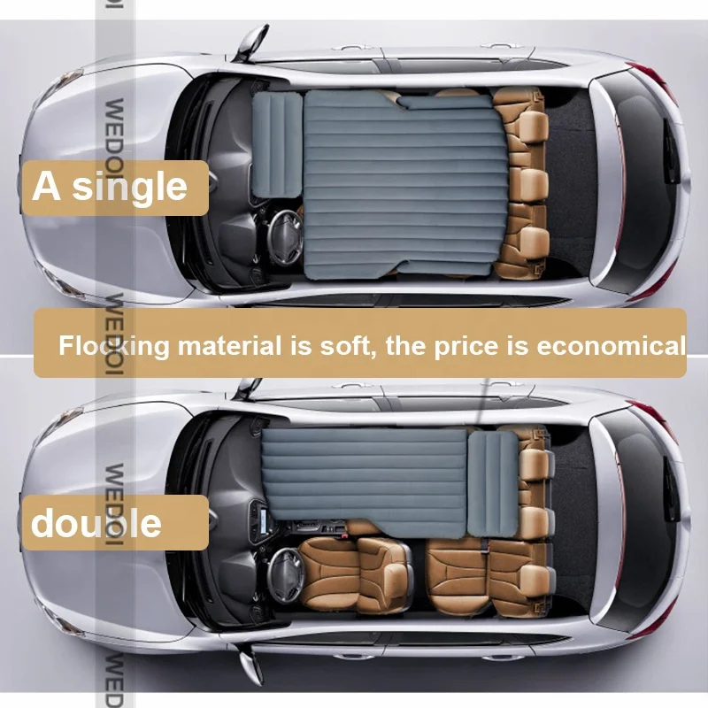 Car Air Mattress Travel Bed For Tesla Model Y 1.9 m Moisture-proof Inflatable Mattress Air Bed Car Back Seat Sofa