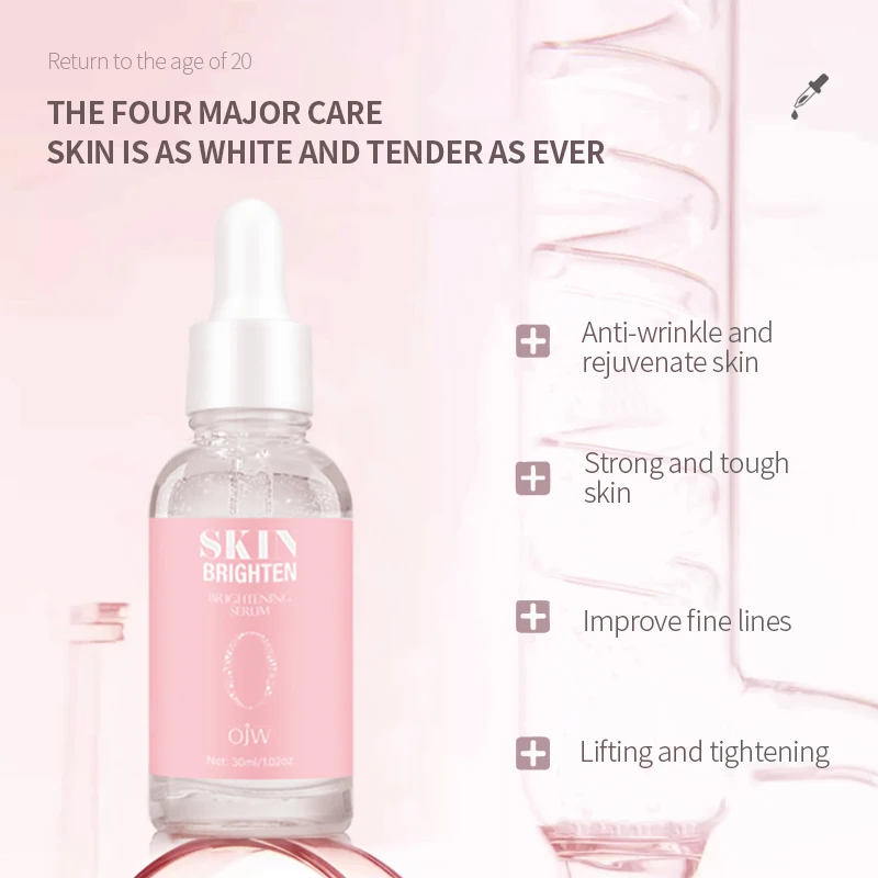 High Quality 30ml Skin Care Products Serums Vitamin C Anti Aging Brightening Whitening Face Serum For Hyper-Pigmentation