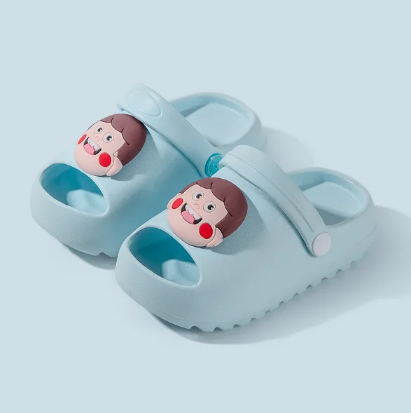 
kids 2021 designer inspired kito Head Portrait Non-slip Anti-collision Soft-soled shoes sandals for childrens 