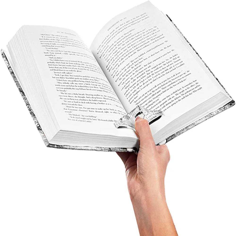 Custom Clear Acrylic Bookmark Colorful Acrylic Thumb Book Holder Book Page Holder