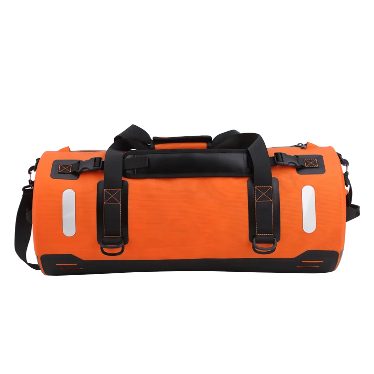 Customizable 60L 70L 120L Motorcycle Waterproof Duffel Bag Reflective Tail Dry Bag Saddle Luggage Outdoor Duffel Bag Accessories