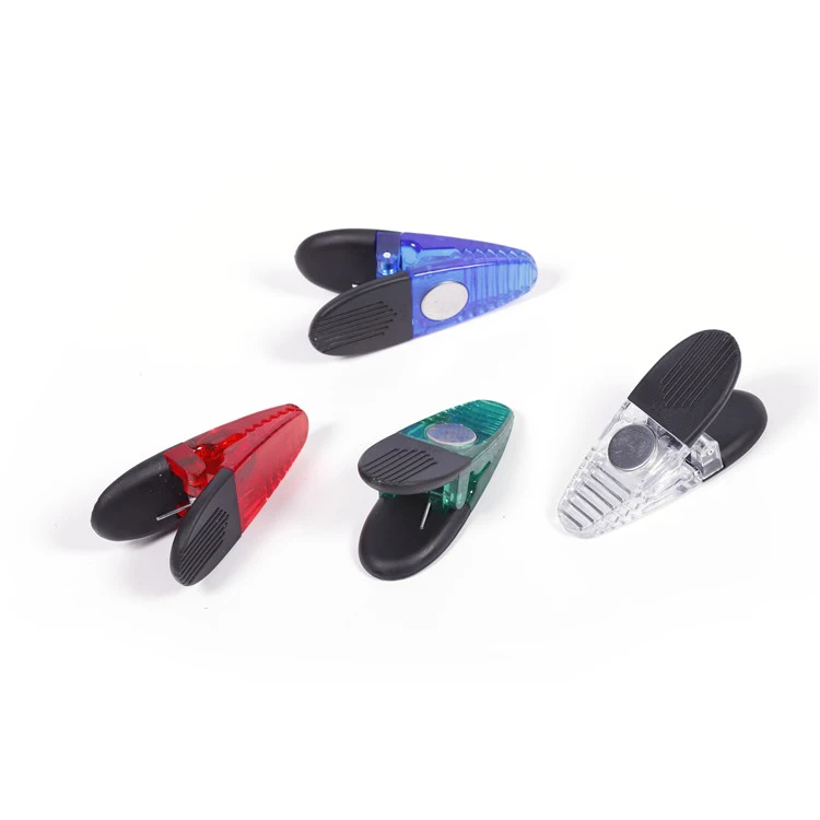 High Quailty Products Plastic Magnetic Handy  Clip Office Magnets metal memo clip magnetic clip
