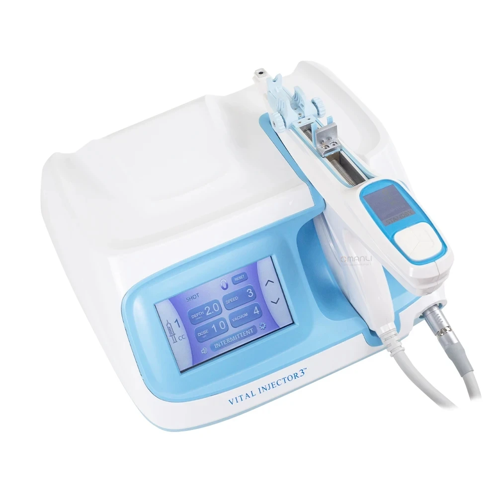 2021 Korea Multi 5 Pin Needle Vacuum Meso Gun Vital Injector 3 Face Lifting Beauty Mesotherapy Injection Gun