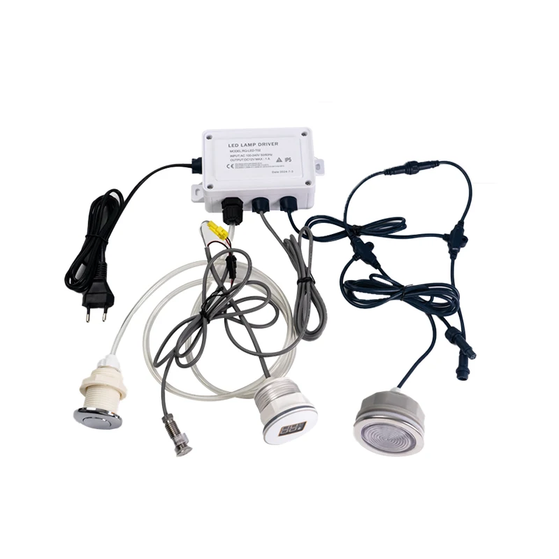 New Digital Spa Tub Thermometer System with LED Spa Light ABS Material Customizable OEM & ODM for Industrial Usage