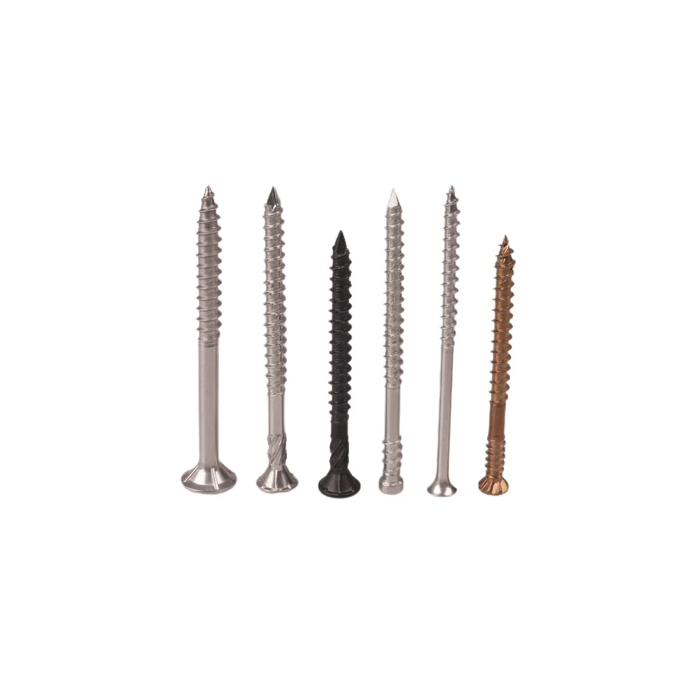 Custom Square Six-Lobe Driver Concrete Stainless Steel Pan Head Wood Screws Folding Chair Screws