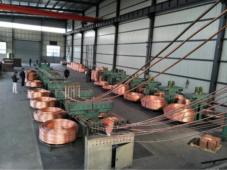 Copper coil wire rods plant supply, customized copper rod 8 mm seller