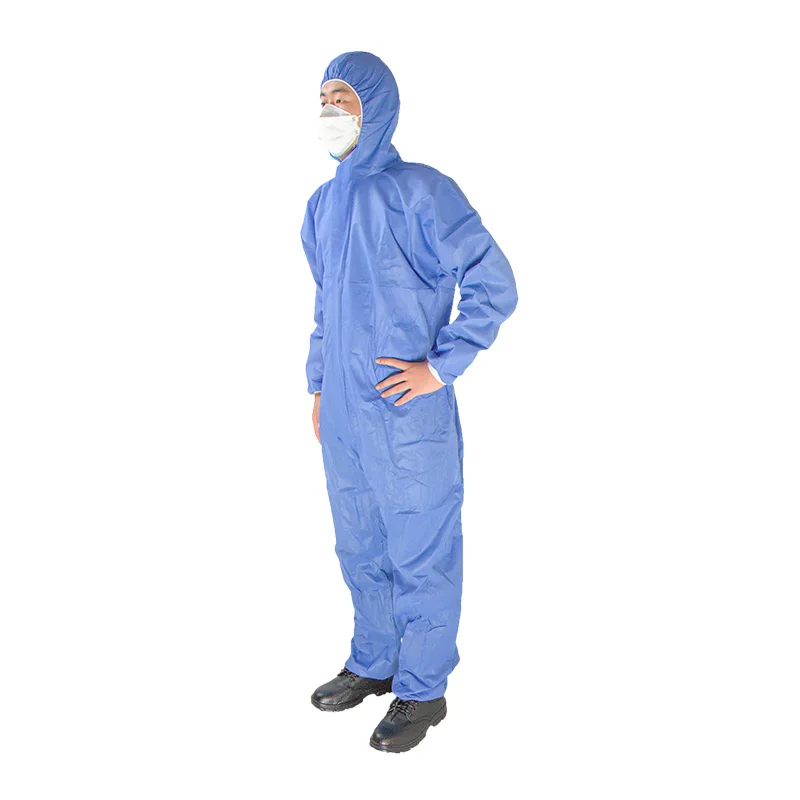 Guardwear Waterproof SMS Polypropylene Nonwoven Disposable Industrial Cleaning Protective Workwear PPE Coveralls Overall